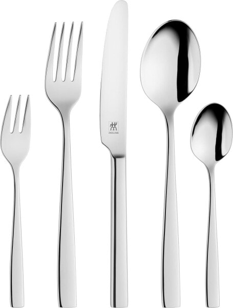 ZWILLING 1000951 Cutlery Set, 30 Pieces, for 6 People, 18/10 Stainless Steel/High-Quality Blade Steel, Polished, Roseland
