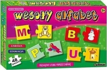 Abino Puzzle edukacyjne Wesoły alfabet ABINO