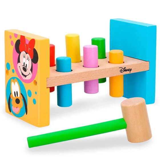 WOOMAX Disney Wooden Hammer And Blocks 8 Pieces