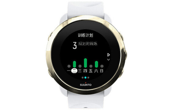 SUUNTO 颂拓 3Fitness风度系列 智能运动功能手表 白金 SS050069000 / Умные часы Suunto 3Fitness SS050069000