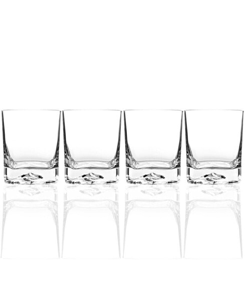 Glassware, Set of 4 On the Rocks Double Old-Fashioned Glasses