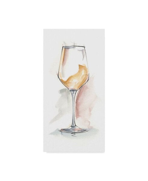 Ethan Harper Wine Glass Study I Canvas Art - 20" x 25"