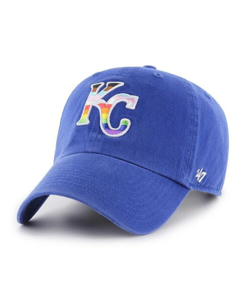 Men's Royal Kansas City Royals Team Pride Clean Up Adjustable Hat