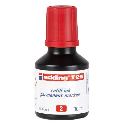 EDDING Refillable Ink Bottle 30ml Red