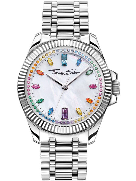 Thomas Sabo WA0394-201-201 Divine Rainbow Ladies Watch 33mm 5ATM