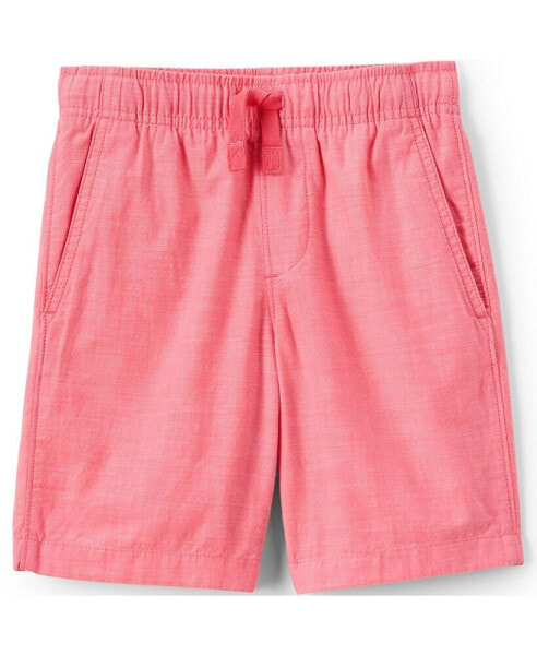 Girls Pull On Chambray Elastic Waist Shorts