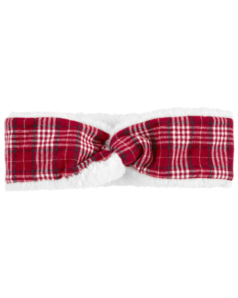 Toddler Plaid Ear Warmer 2T-4T