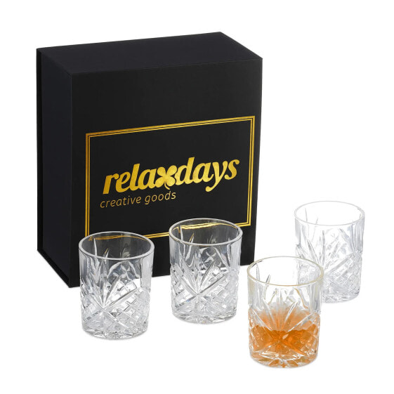 Бокалы для виски Relaxdays 4er Set Whisky Gläser