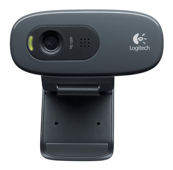 Logitech C270 HD WEBCAM - 3 MP - 1280 x 720 пикселей - 30 fps - 720p - 55° - USB 2.0 - Веб-камера высокой четкости Logitech C270