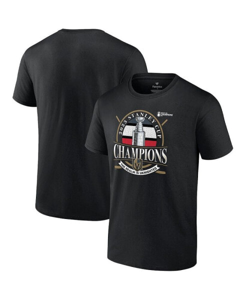 Men's Black Vegas Golden Knights 2023 Stanley Cup Champions Rally Cry T-shirt