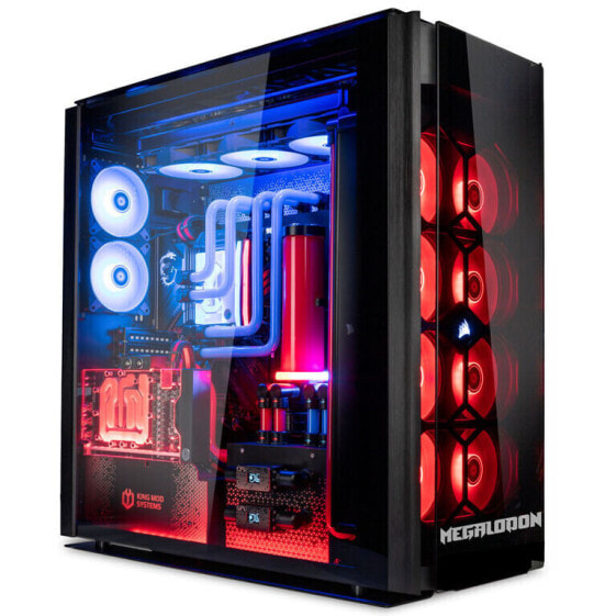 Gaming-PC Megalodon, Ryzen 9 7950X3D, NVIDIA GeForce RTX 4090 - Custom Wasserkühlung