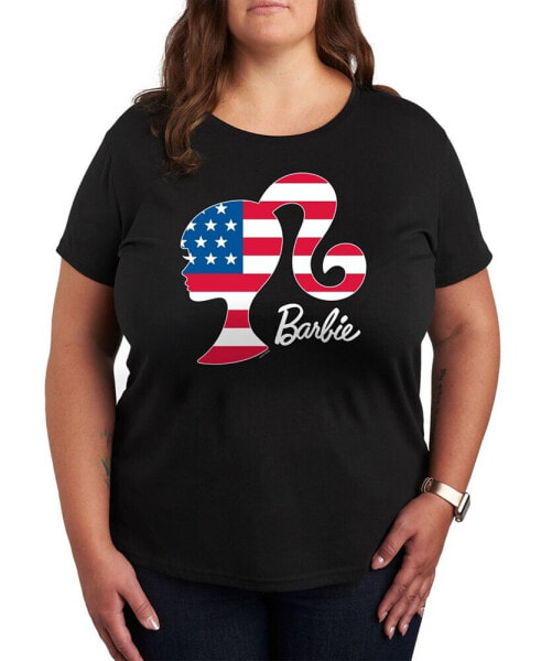 Trendy Plus Size Barbie USA Graphic T-Shirt