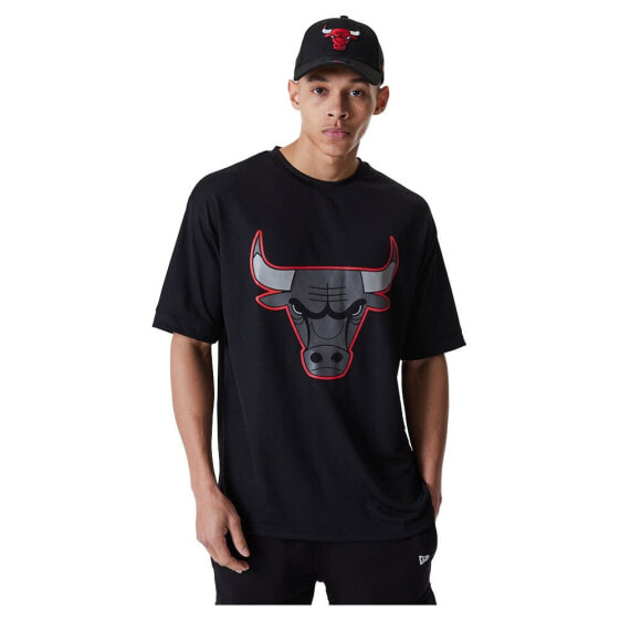 NEW ERA NBA Os Outline Mesh Chicago Bulls short sleeve T-shirt