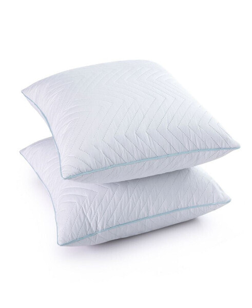 Wave Quilted Down and Feather 2-Pack Insert Pillows, 26" x 26"