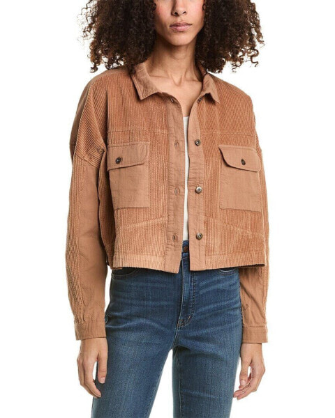 Saltwater Luxe Corduroy Jacket Women's Brown Xs