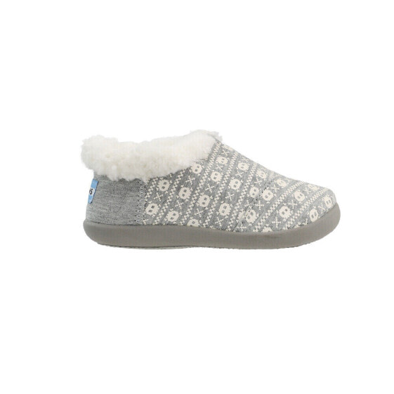 TOMS House Toddler Boys Grey Casual Slippers 10009133