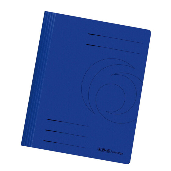 Herlitz 11036969 - Manila folder - A4 - Cardboard - Blue - 1 pc(s)