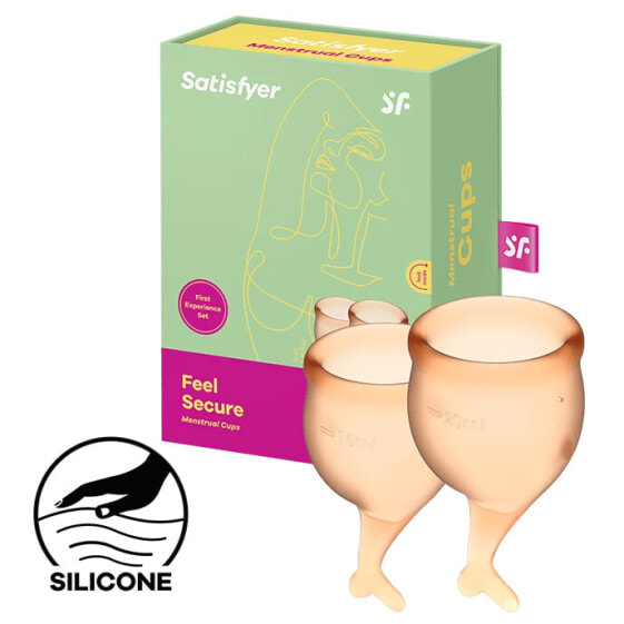 Satisfyer Feel Secure - Menstrual Cup Set, 15 & 20 ml