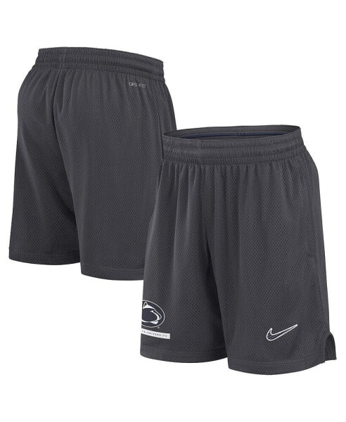 Men's Anthracite Penn State Nittany Lions 2024 Sideline Mesh Shorts