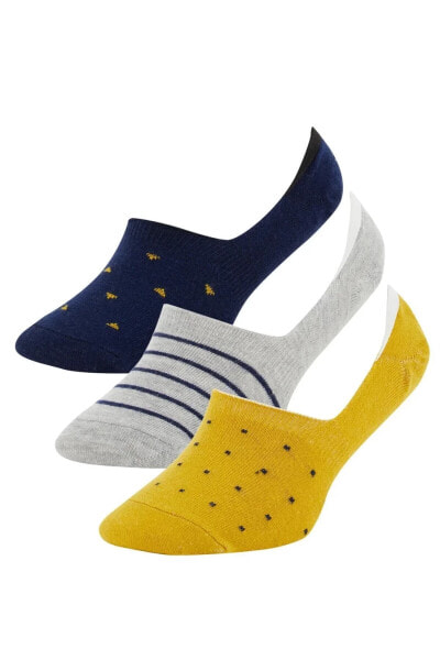 Носки Defacto Yellow Patterned Ballerina Socks