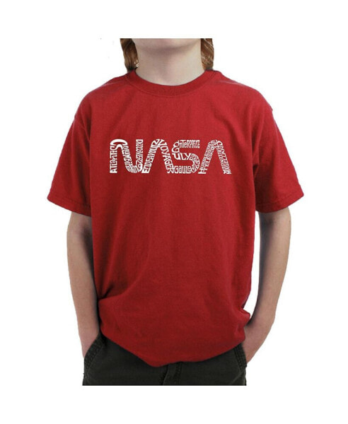 Boys Word Art T-shirt - Worm Nasa