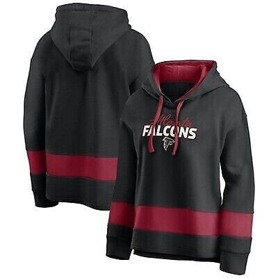 NFL Atlanta Falcons Women's Halftime Adjustment Long Sleeve Fleece Hooded