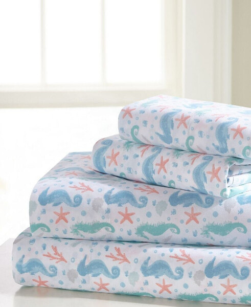 Seahorse Twin Sheet Set