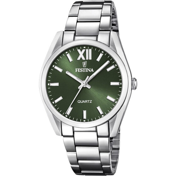Men's Watch Festina F20622/4 Green Silver