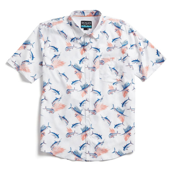 SCALES Tropical Slam Short Sleeve Button Down Shirt