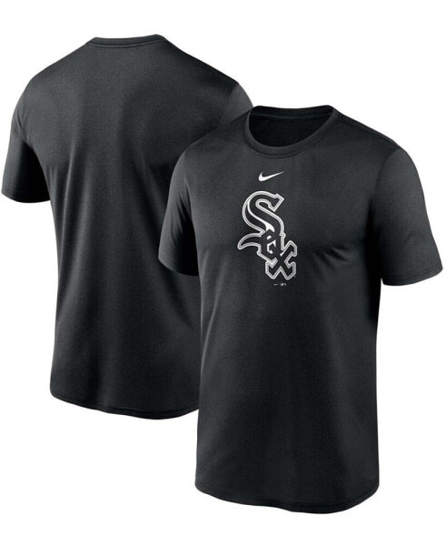 Men's Black Chicago White Sox Large Logo Legend Performance T-shirt