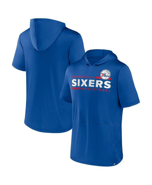 Men's Royal Philadelphia 76ers Possession Hoodie T-shirt