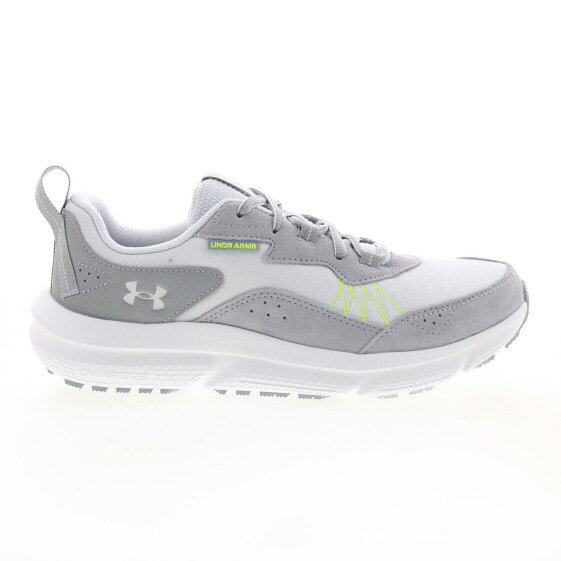 Under Armour Charged Verssert 2 Mens Gray Suede Athletic Running Shoes