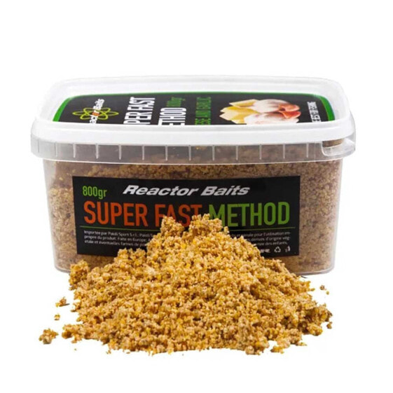 REACTOR BAITS Super Fast Method 800g Cheese&Garlic Groundbait