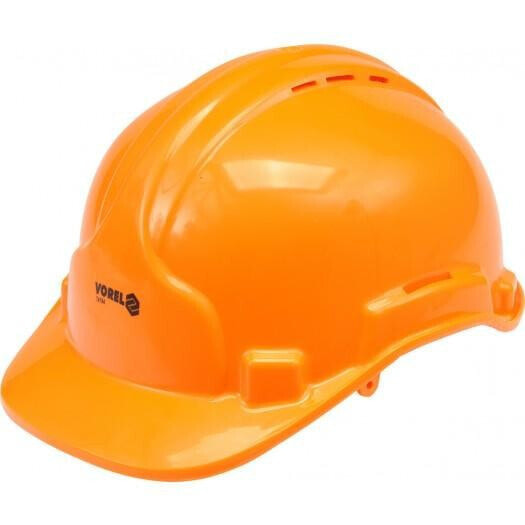 Защитный шлем VOREL, оранжевый сертифицированный EN397, 74194, TOYA