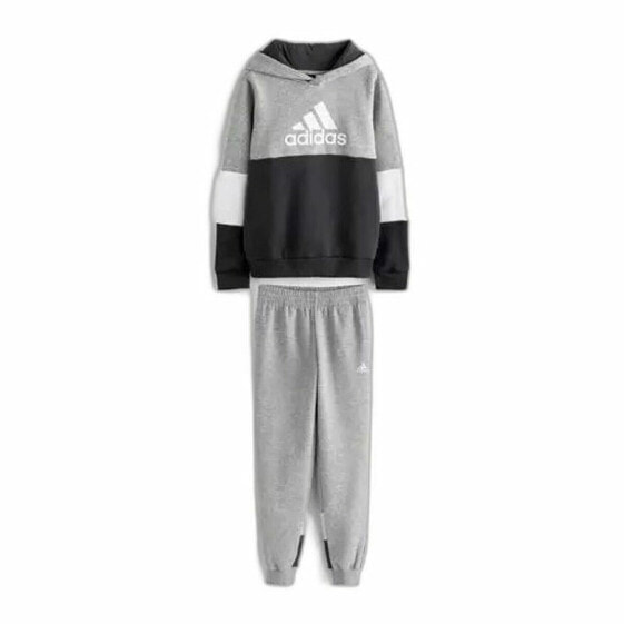 Детский спортивный костюм Adidas Colourblock Fleece Серый