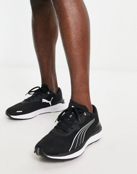 Puma Running – Electrify Nitro 2 – Sneaker in Schwarz und Weiß