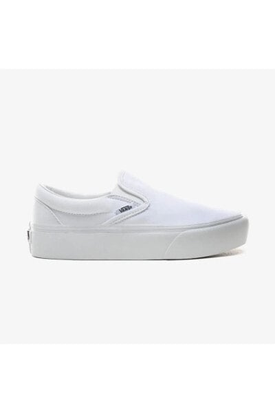 Ua Classic Slip-on Platform Kadın Beyaz Sneaker