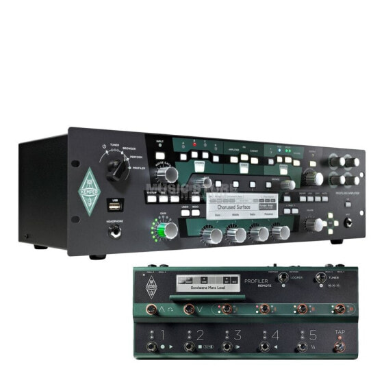 Kemper Profiler Rack Amp Modeller & Remote (Black)