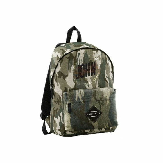 Школьный рюкзак John Smith M22203-005 Камуфляж Зеленый