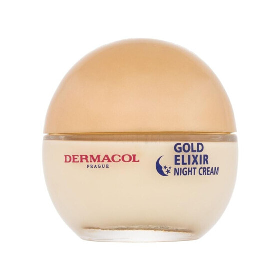 Dermacol Gold Elixir 50 ml nachtcreme Feine Linien & Falten für Frauen