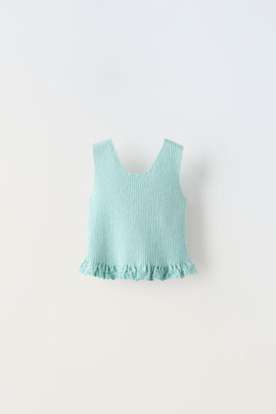 Shimmery knit top