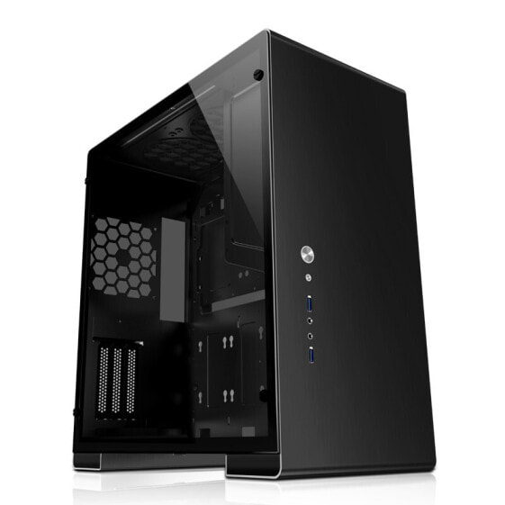 Jonsbo U5S - PC - Black - ATX - ITX - micro ATX - Aluminium - Steel - Tempered glass - Gaming - 16 cm