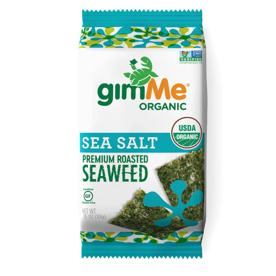 Roasted Seaweed Snack, Sea Salt, 0.35 oz (10 g)