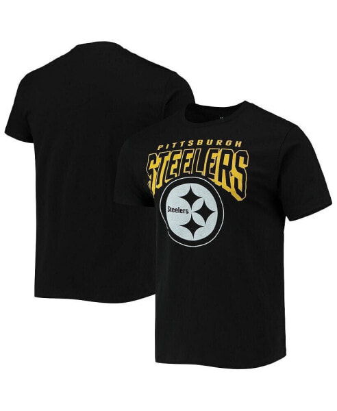 Men's Black Pittsburgh Steelers Bold Logo T-shirt