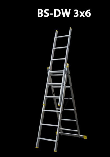 Алюминиевая лестница Bayersystem 3x 6 градусов
