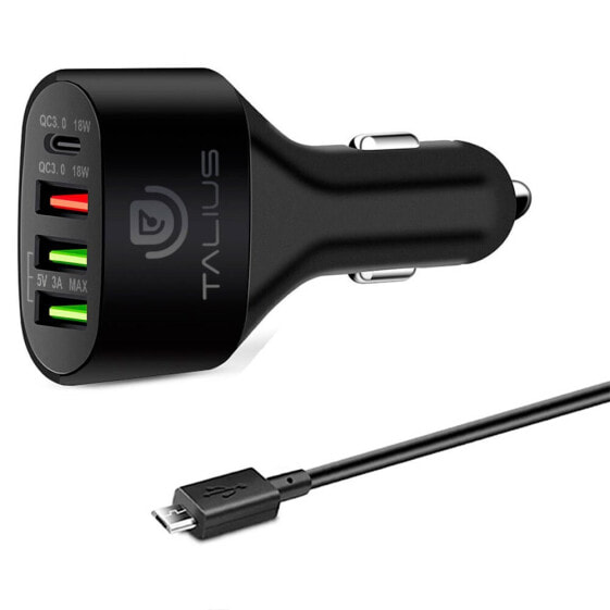 TALIUS USB-C/USB 3.0 Car Charger