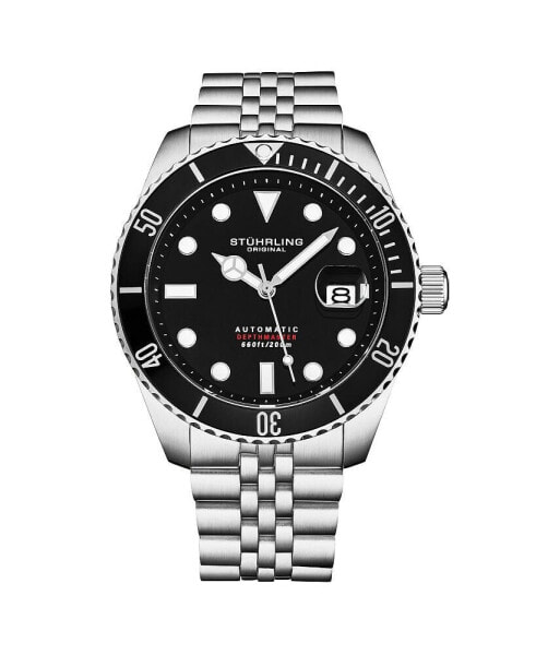Men's Automatic Dive Watch Stainless Steel Case, Jubilee bracelet 20 ATM Water Resistant Seiko NH35 Movement
