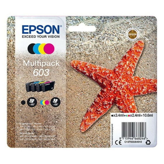 Картридж с Совместимый чернилами Epson 603 Multipack Жёлтый Чёрный Циановый Розовый