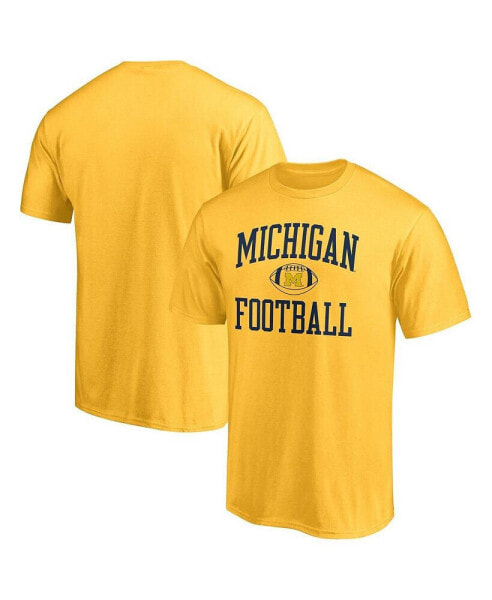 Men's Maize Michigan Wolverines First Sprint Team T-shirt