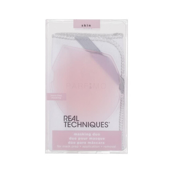 Real Techniques Skin Masking Duo 1 St. applikator für Frauen Applikator zum Auftragen von Gesichtsmaske 1 St. + Handtuch 1 St.